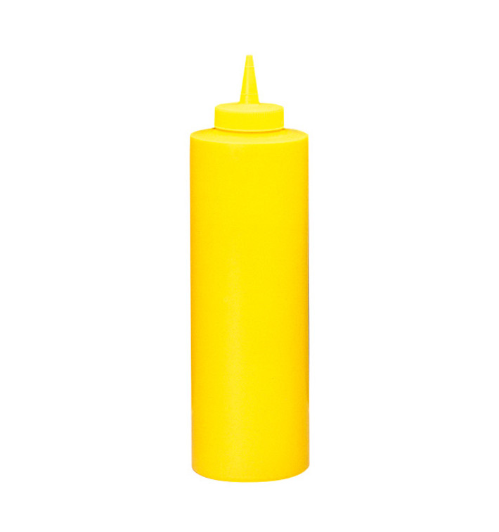 Bouteille pour Sauces Plastique Jaune 720ml (6 Utés) Bouteille pour Sauces Plastique Jaune 720ml (6 Utés)