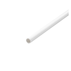 Paille Papier Blanc Emballée Blanc Ø6mm 21cm (6000 Utés)