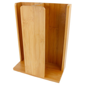 Bamboe beker met Deksel organisator 23x12x30cm (1 stuk) 