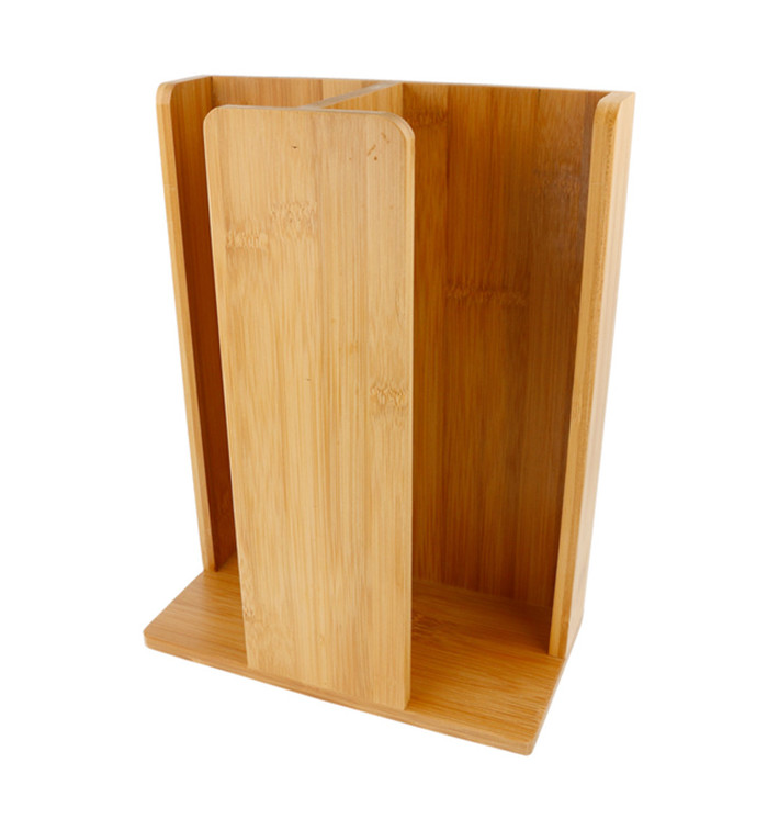 Organisateur Gobelet, Couvercle Bambou 23x12x30cm (1 Uté) Organisateur Gobelet, Couvercle Bambou 23x12x30cm (1 Uté)