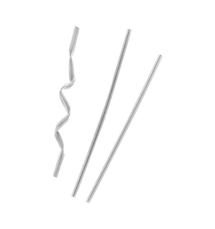 Sluiting Plastic Zak Zilver Gemetalliseerd 9,5cm (1000 stuks) Sluiting Plastic Zak Zilver Gemetalliseerd 9,5cm (1000 stuks)
