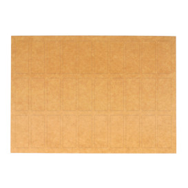 Étiquette Adhésive "Bande" Kraft 2,4x6cm (750 Utés)