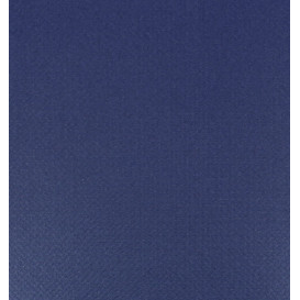 Papieren tafelkleed rol blauw 1x100m. 40g (6 stuks)