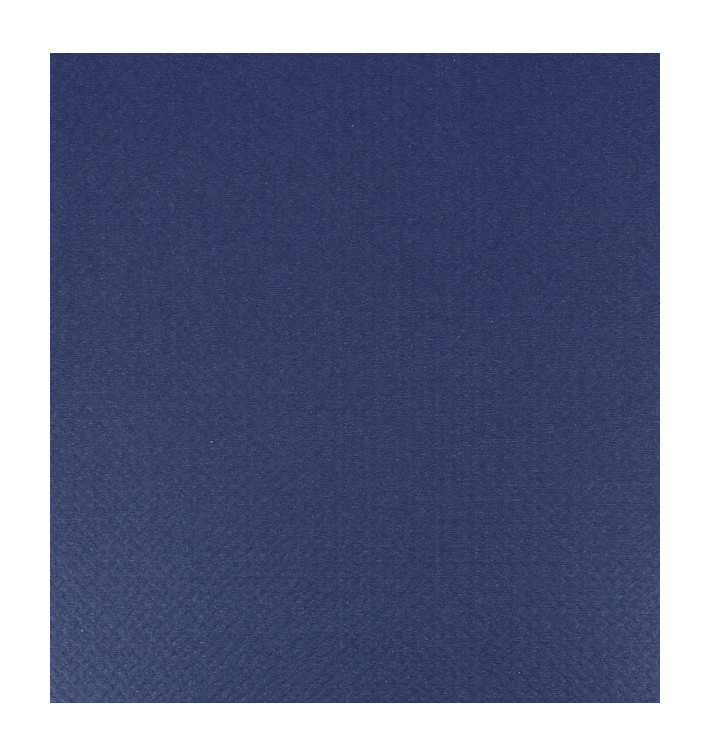 Papieren tafelkleed rol blauw 1x100m. 40g (6 stuks)