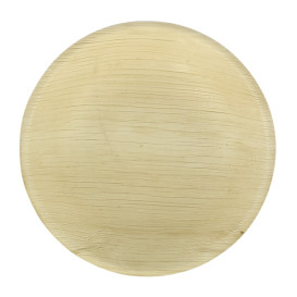 Bol Rond en Feuilles de Palmier Ø18x3,5cm (25 Unités)