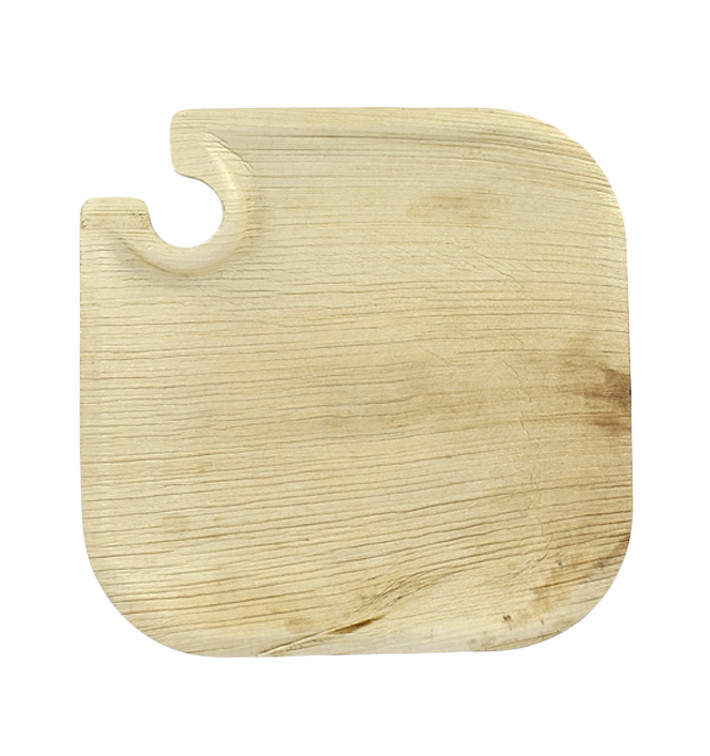 Assiette Feuilles de Palmier avec Support 21x21x1,5cm (25 Unités) Assiette Feuilles de Palmier avec Support 21x21x1,5cm (25 Unités)