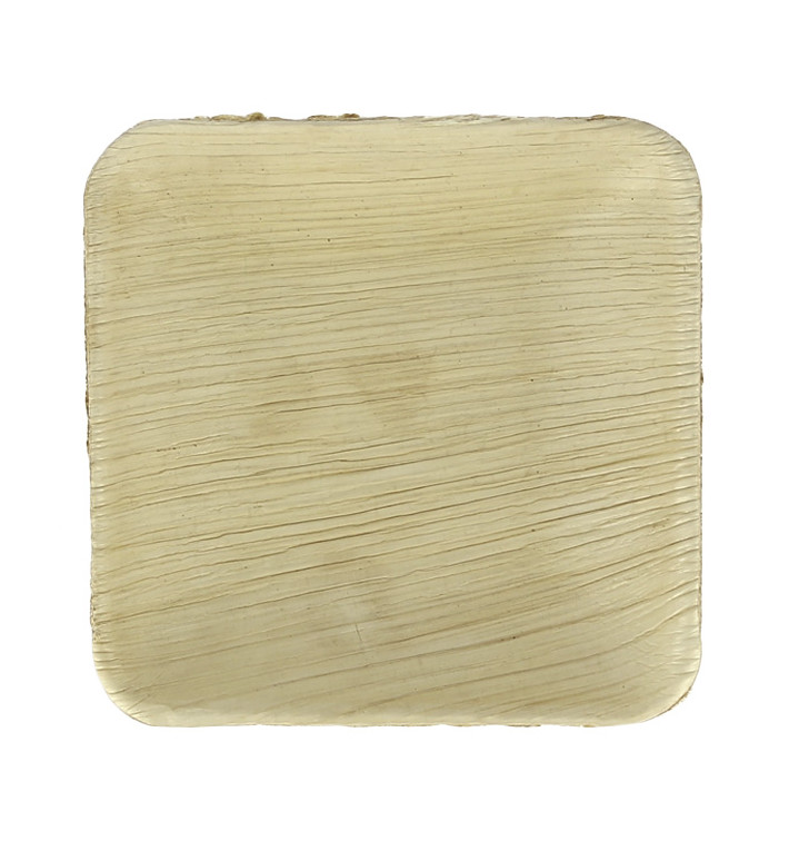 Mini Assiette Feuilles Palmier 10x10x2,5cm (25 Unités) Mini Assiette Feuilles Palmier 10x10x2,5cm (25 Unités)
