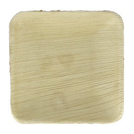 Palm blad mini bord Vierkant 10x10x2,5cm (200 stuks)