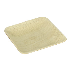 Mini Assiette Feuilles Palmier 10x10x2,5cm (200 Unités)