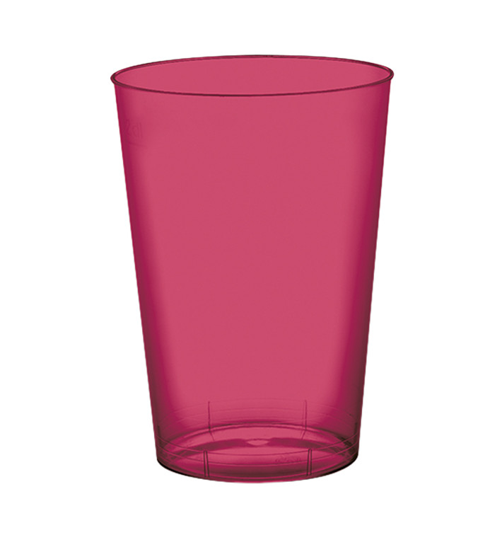 Verre Plastique Moon Coral Transp. PS 230ml (50 Unités)