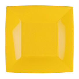 Assiette Plastique Réutilisable Plate Mangue PP 230mm (300 Utés)