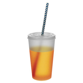 Plastic PP beker Herbruikbaar transparant 330ml (560 stuks)