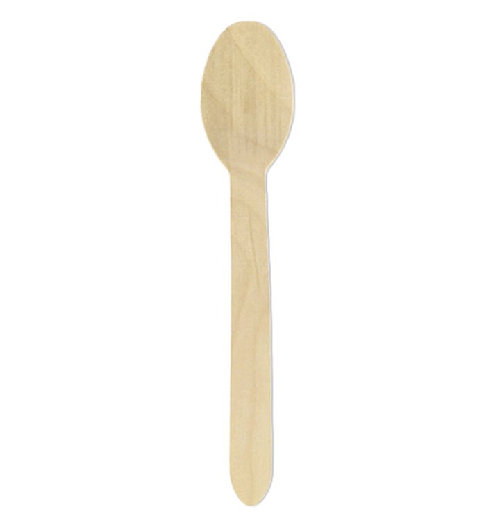 Cuillère en bois Eco 16cm (1.000 Unités) Cuillère en bois Eco 16cm (1.000 Unités)