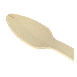 Mini Cuillère en bois Eco 11cm (100 Unités)