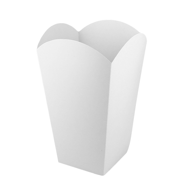 Etuis à Pop-Corn Grand Blanc 150g 8,7x13x20,3cm (250 Unités) Etuis à Pop-Corn Grand Blanc 150g 8,7x13x20,3cm (250 Unités)