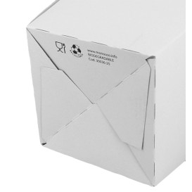 Etuis à Pop-Corn Petit Blanc 45 gr 6,5x8,5x15cm (700 Unités)