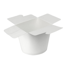 Papieren Take-Out Container 100% ECO Wit 26Oz/780ml (500 stuks)