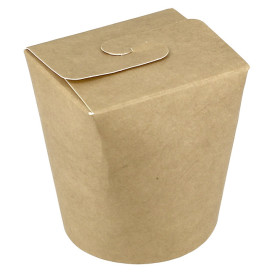 Papieren Take-Out Container 100% ECO Kraft 16Oz/480ml (50 stuks)