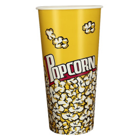 Papieren Popcorn doosje 720ml 9,6x6,5x17,7cm (1000 stuks)