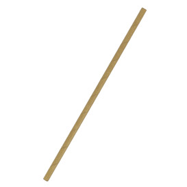 Papieren rechte rietjes kraft Ø0,6cm 21cm (3.000 stuks)