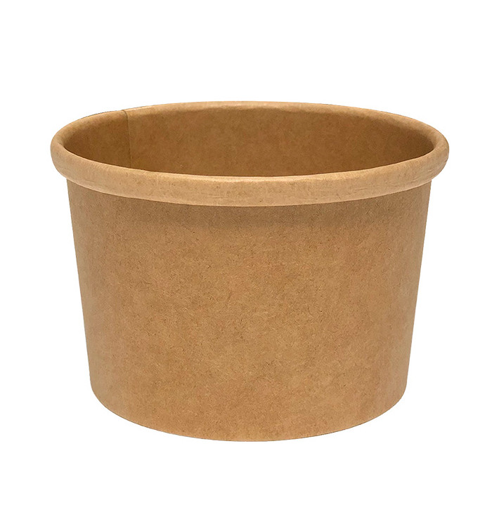 Kraft Kartonnen Pot 8oz/250ml (25 Stuks) Kraft Kartonnen Pot 8oz/250ml (25 Stuks)