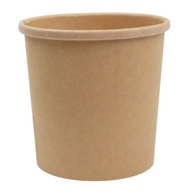 Kraft Kartonnen Pot 16Oz/450ml (50 Stuks)