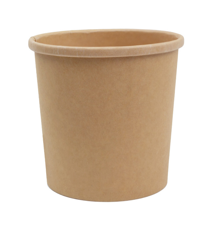 Kraft Kartonnen Pot 16Oz/450ml (50 Stuks) Kraft Kartonnen Pot 16Oz/450ml (50 Stuks)