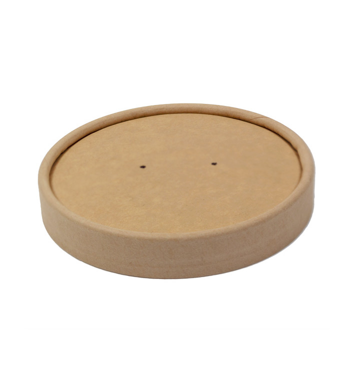 Kraft Kartonnen Deksel voor 16Oz/450ml Kartonnen Pot (500 stuks) Kraft Kartonnen Deksel voor 16Oz/450ml Kartonnen Pot (500 stuks)
