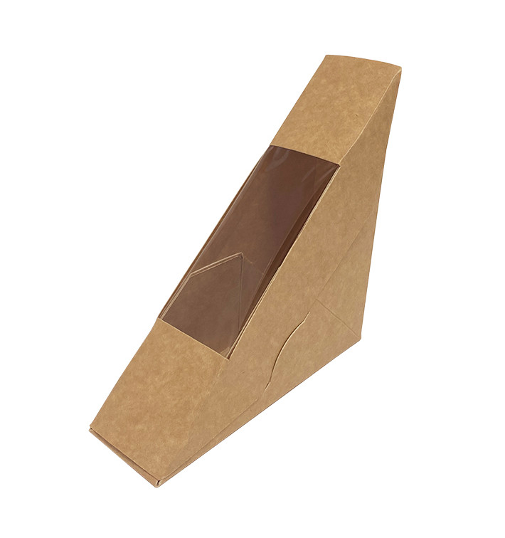 Emballage en carton kraft avec fenêtre 125x38x125mm (500 Utés) Emballage en carton kraft avec fenêtre 125x38x125mm (500 Utés)