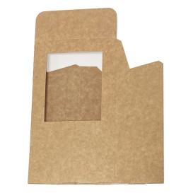 Emballage en carton kraft avec fenêtre pour emballage 90x50x130mm (500 Utés)