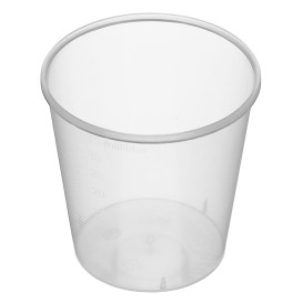Gobelet Plastique Gradué PP Transp. 35 ml (50 Unités)