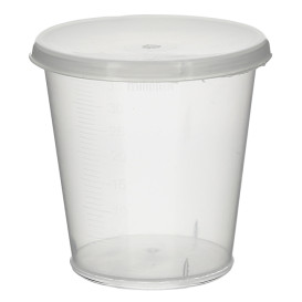 Couvercle Gobelet Gradué PP Transp. 35ml Ø4,5 cm (2000 Utés)