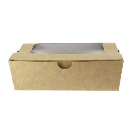 Papieren take-out Container "Premium" 18x12,7x5,5cm 1000ml (175 stuks)