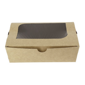 Papieren take-out Container "Premium" 18x12,7x5,5cm 1000ml (25 stuks)