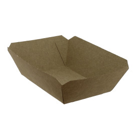 Barquette Carton Kraft-Kraft 9,6x6,5x4,2cm 250ml (25 Utés)