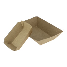 Barquette Carton Kraft-Kraft 9,6x6,5x4,2cm 250ml (25 Utés)