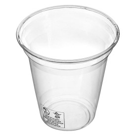 Stof gebaseerd op Maizena PLA beker Bio transparant 450ml Ø9,5cm (1200 stuks)