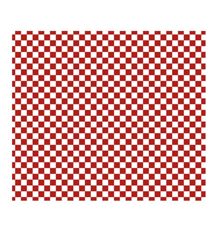 Papier Ingraissable “Vichy” Rouge 31x35cm (1000 Utés)