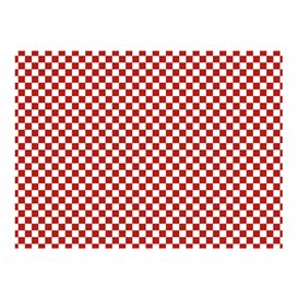 Graspapier inpakvellen “Vichy” rood 31x42cm (1000 stuks) 