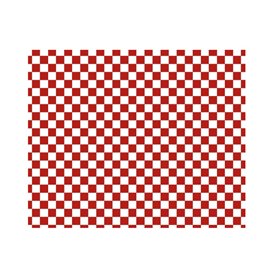 Graspapier inpakvellen “Vichy” rood 20x24,5cm (1000 stuks) 