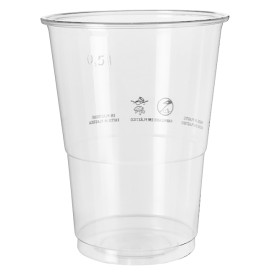 Verre Plastique PP Transparent 650ml (1.000 Utés)