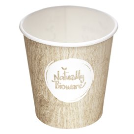 Papieren beker PLA "Biologisch" Eco-Vriendelijk 4 Oz/120ml Ø6,2cm (2000 stuks)