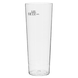 Verre Plastique Moon Transparent PS 300ml (490 Unités)