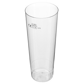 Verre Plastique Moon Transparent PS 300ml (490 Unités)