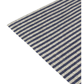Set de Table "Day Drap" Ligne Bleue  32x45cm (12 Utés)