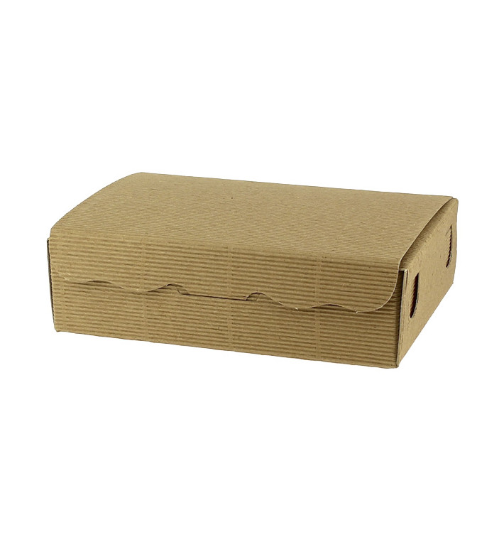 Papier bakkerij doos kraft 20x13x5,5cm 1000g (100 stuks) 