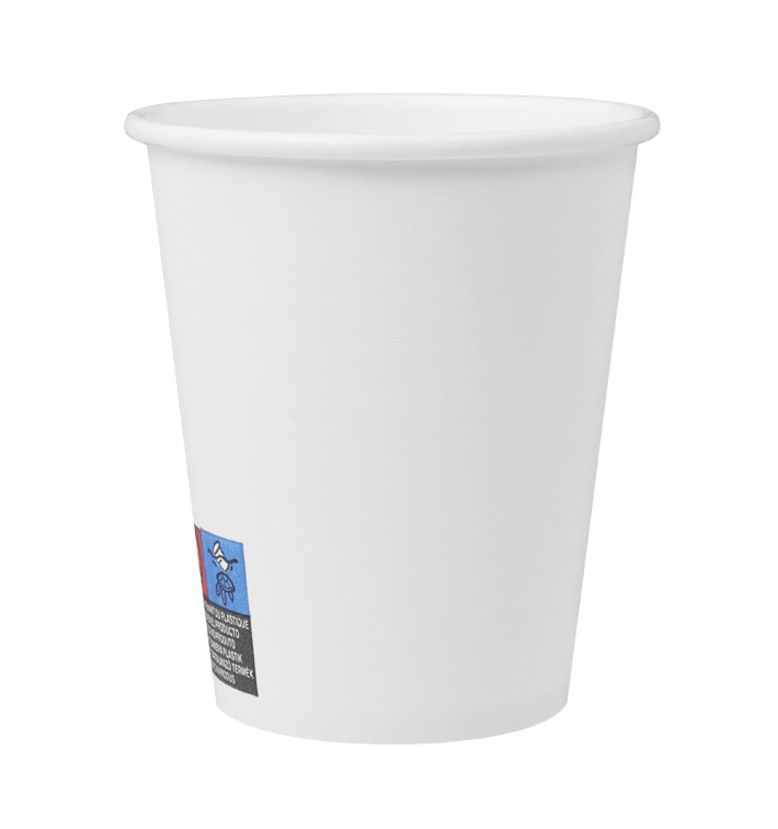 Gobelet en Carton sans Plastique 9 Oz/250ml "Colors" Blanc Ø8cm (20 Utés) Gobelet en Carton sans Plastique 9 Oz/250ml "Colors" Blanc Ø8cm (20 Utés)