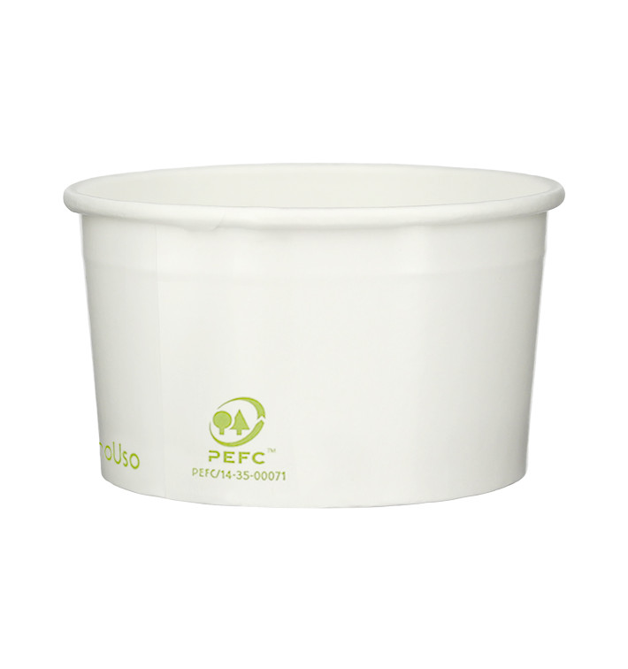 Pot à glace en Carton Ecologique 100ml (2600 Unités) Pot à glace en Carton Ecologique 100ml (2600 Unités)