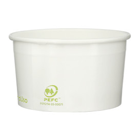 Papieren ijs Container Eco-Vriendelijk 100ml (65 stuks) 