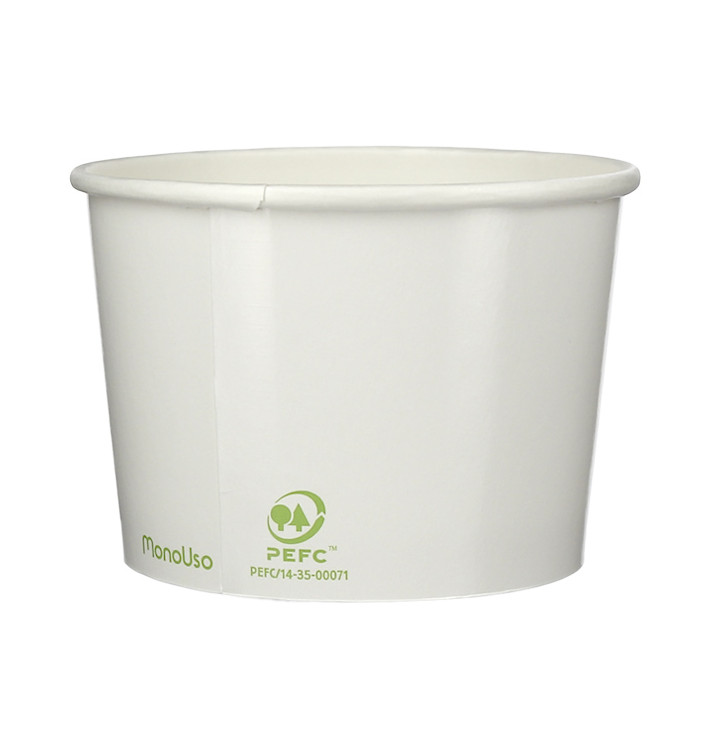 Papieren ijs Container Eco-Vriendelijk 260ml (1.320 stuks) Papieren ijs Container Eco-Vriendelijk 260ml (1.320 stuks)